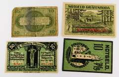 12 Vintage Foreign Paper Money