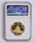 PF69 UCAM 1990-P China 50 Yuan 1/2 Oz. .999 Fine Gold Panda NGC