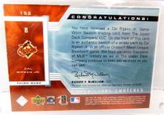 Cal Ripken, Jr. Super Stars Swatches Baseball Card