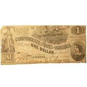$1 CSA June 2 1862 Note