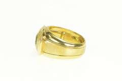 14K Yellow Gold Hammerman Bros. Peridot Designer Men's Ring