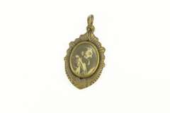 Gold Filled Padre Pio Saint Catholic Christian Faith Charm/Pendant