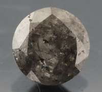 Beautiful 1.29ct gray and black Diamond solitare