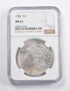 MS61 1902 Morgan Silver Dollar NGC