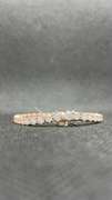 GORGEOUS 8.64CT  LAB GROWN 18K ROSE GOLD DIAMOND TENNIS BRACELET