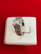 CERTIFIED 14K WHITE GOLD AND DIAMOND RING