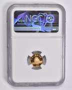 MS69 1985 China 5 Yuan 1/20 Oz. .999 Fine Gold Panda NGC