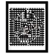 Croises (Diptych) Print by Vasarely (1908-1997)