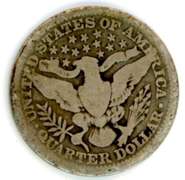 1916 Barber Silver Quarter