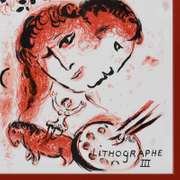 Lithographe III Print by Chagall (1887-1985)