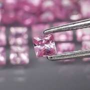 Rare HEATED ONLY 2.72ct pink Sapphire set