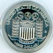 1992-D Olympic Baseball Commemorative Silver Dollar