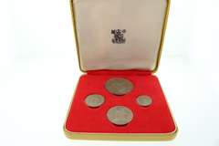 Royal Bhutan Commemorative Silver Coin Set (1926-1966) cased inside Exquisite Box