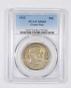 MS65 1922 Grant Star Commemorative Half Dollar - Graded PCGS