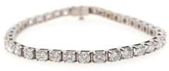 Elegant 8.00ctw Round Diamond Tennis Bracelet in 14K White Gold