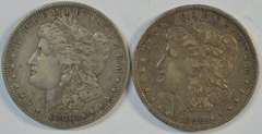 Sharp scarce 1898-S & 1899-S Morgan Silver Dollars