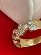 CERTIFIED 14KGOLD AND DIAMOND RING
