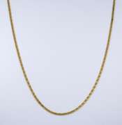 Longer 14k Snail Link Necklace