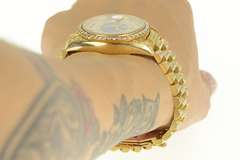 14K 6.34 Ctw Rolex Black Opal Diamond Encrusted Men's Watch