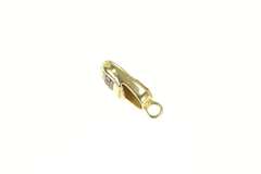 14K Yellow Gold Ruby Inset Moccasin Shoe Baby Bootie Charm/Pendant
