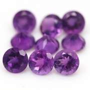 Gorgeous 10.80ct round cut Brazilian Amethyst set