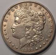1899 Morgan Silver Dollar Circulated