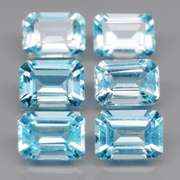Simply brilliant 7.72ct sky blue Topaz set