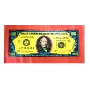 100 Dollar Old Ben Bill Original by Steve Kaufman (1960-2010)