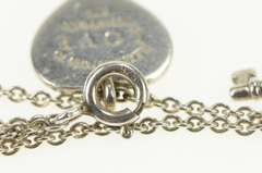 Sterling Silver Tiffany & Co Love Heart Key Layered Chain Bracelet