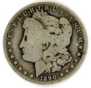 1890-O Morgan Silver Dollar