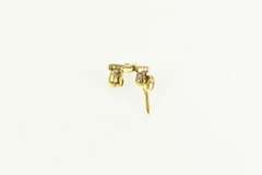 10K Yellow Gold K Kappa Greek Letter Fraternity Lapel Pin/Brooch