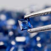 Heated only! 3.19ct Royal blue Sapphire set from Madagascar