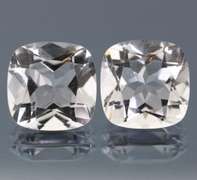 Excellent 19.83ct UNHEATED diamond white Topaz set