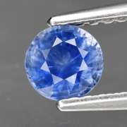 Top cornflower blue! .58ct Sapphire solitaire