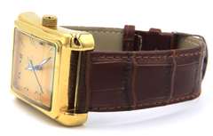 Sewor Automatic Watch with Brown Leather Strap