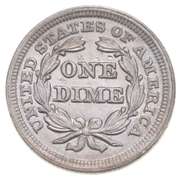 1853 Seated Liberty Dime - Arrows