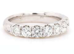New Odelia 1.64ctw Diamond Wedding Band Ring in 18K
