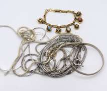 Group Lot of Costume Chains