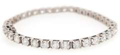 Elegant 8.00ctw Round Diamond Tennis Bracelet in 14K White Gold