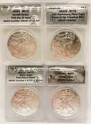 5 MS70 ASE silver coins
