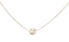 1.00ctw Round Diamond Five Stone Station Necklace