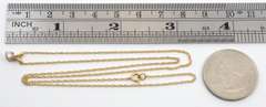 14kt Yellow Gold & Diamond Pendant Necklace