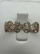 CERTIFIED 14KGOLD AND DIAMOND RING