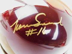 Norm Snead, Redskins Autographed Mini Helmet w/Card