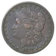 1879-S Morgan Silver Dollar Reverse Rev 78 1878