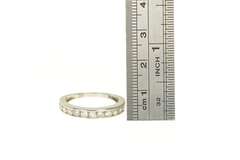 Platinum 1.00 Ctw Diamond Channel Wedding Band Ring