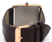 Pablo Raez Stainless Steel Watch with Leather Strap