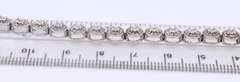 Wonderful White Gold Illusion Set Diamond Tennis Bracelet