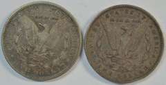 Sharp scarce 1898-S & 1899-S Morgan Silver Dollars