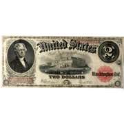 Popular $2 1917 Series US Note